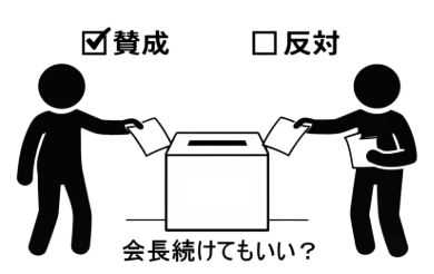 こんな改革しますが、私、会長を続けてもいいですか？の画像