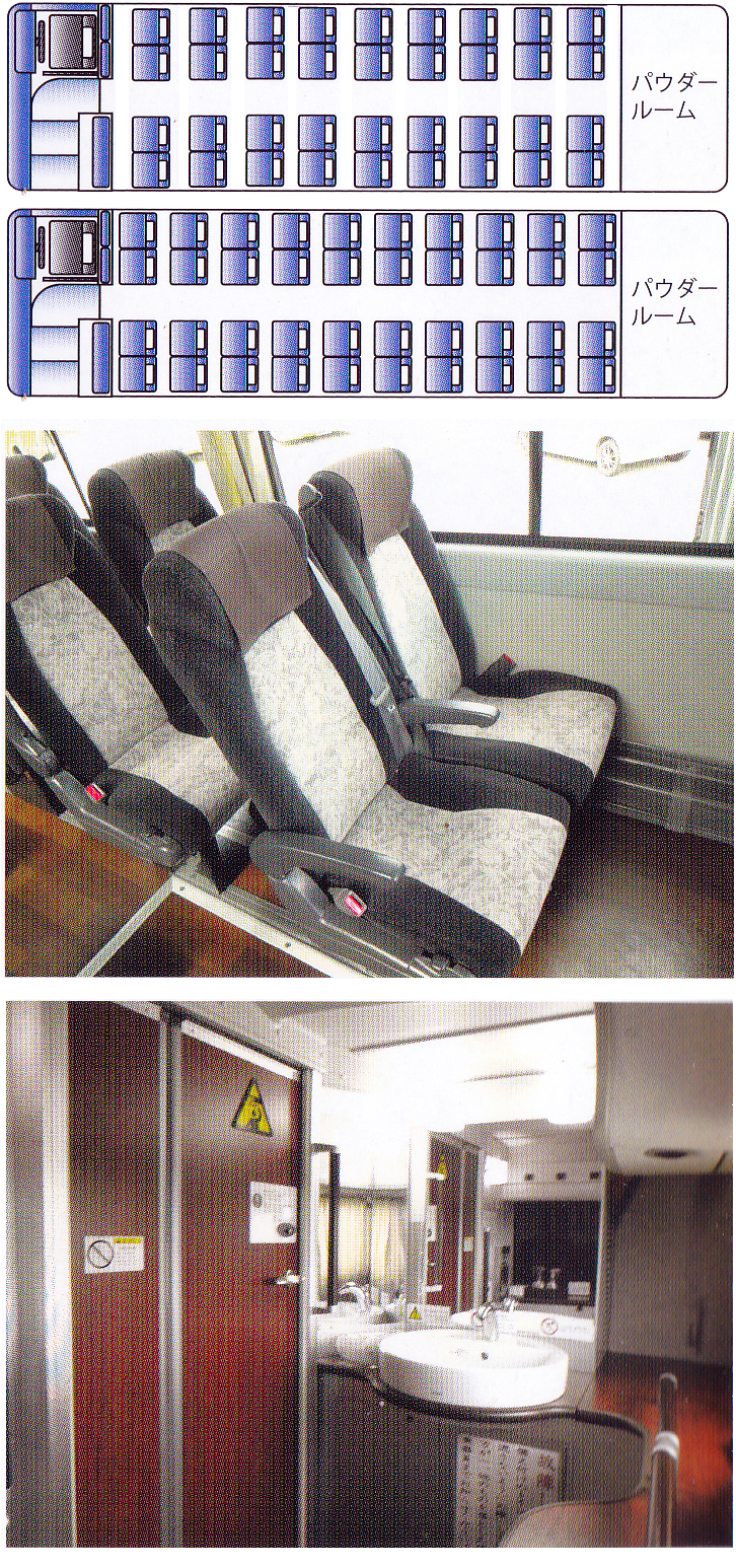トイレ付車両36席・40席の画像